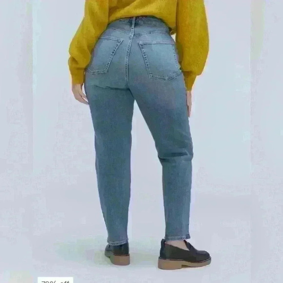 Everlane  the curvy cheeky crop , sz 28 - Picture 3 of 11